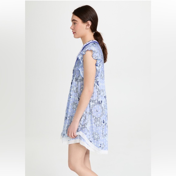 NWOT Poupette St. Barth — Sasha Floral Print Mini Dress - Picture 4 of 12